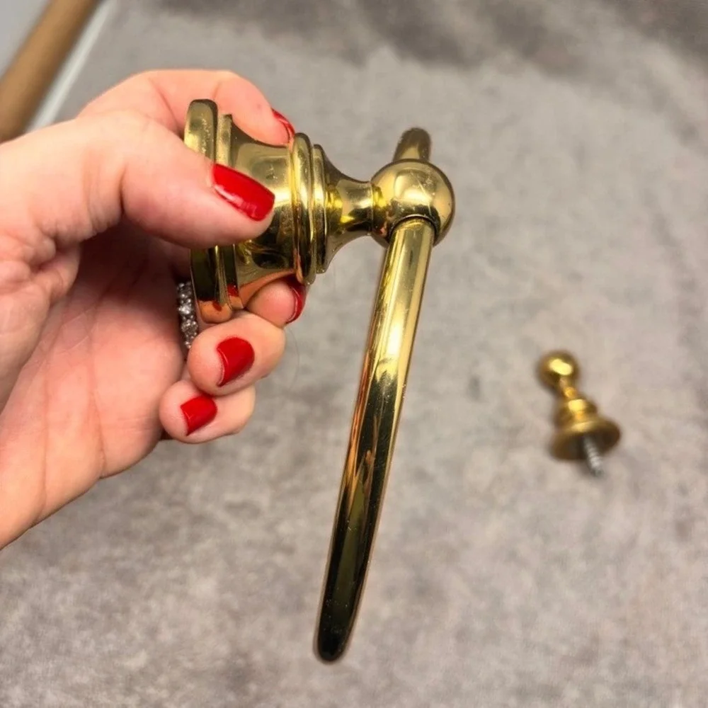Vintage Solid Brass Towel Ring Wall Mount Bathroom Holder Polished Brass‎ 6.5